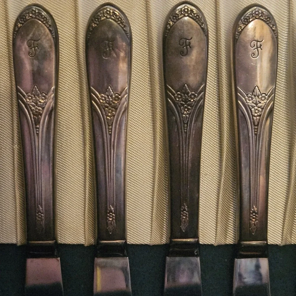 53 Piece Vintage WM Rogers‎ International Silverplate Flatware Set w/ Chest